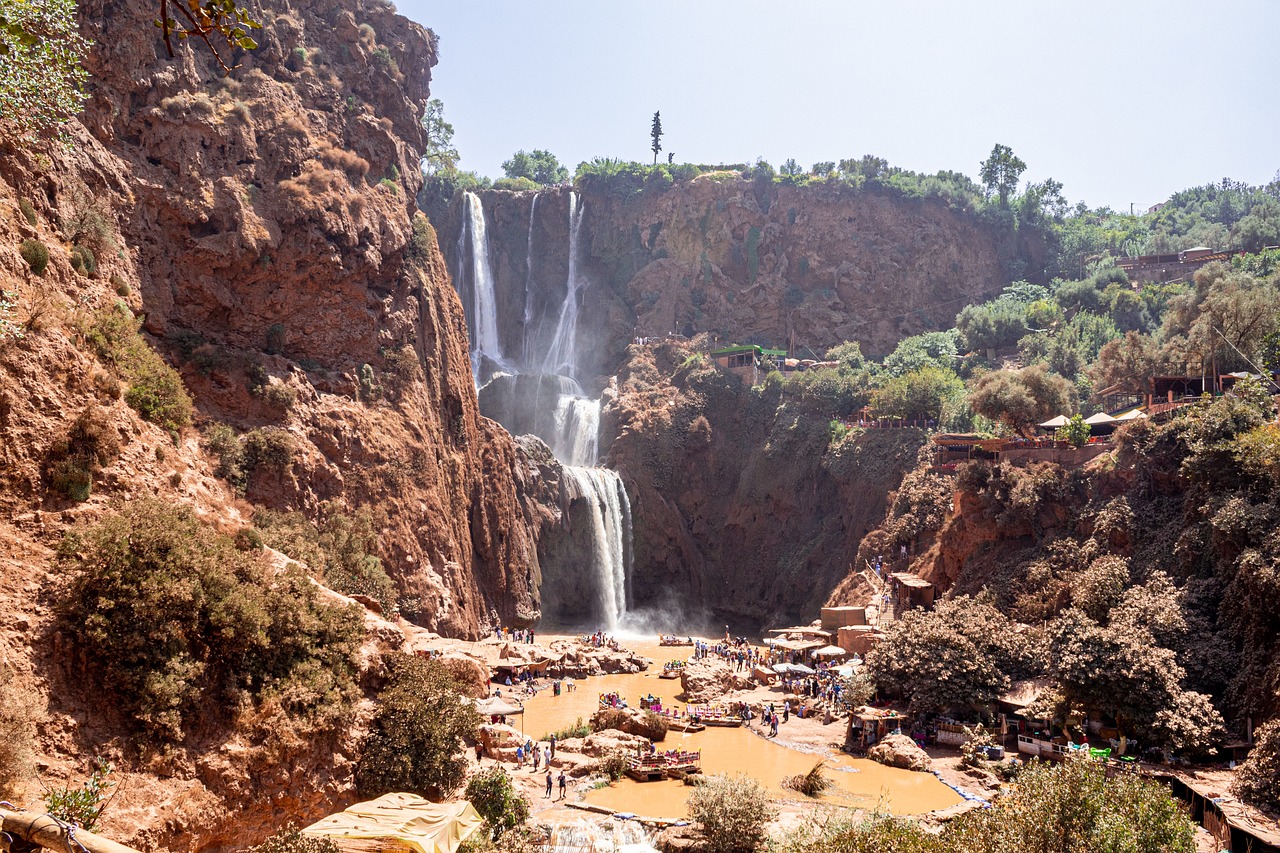Excursión de un día desde Marrakech a las cascadas de ouzoud